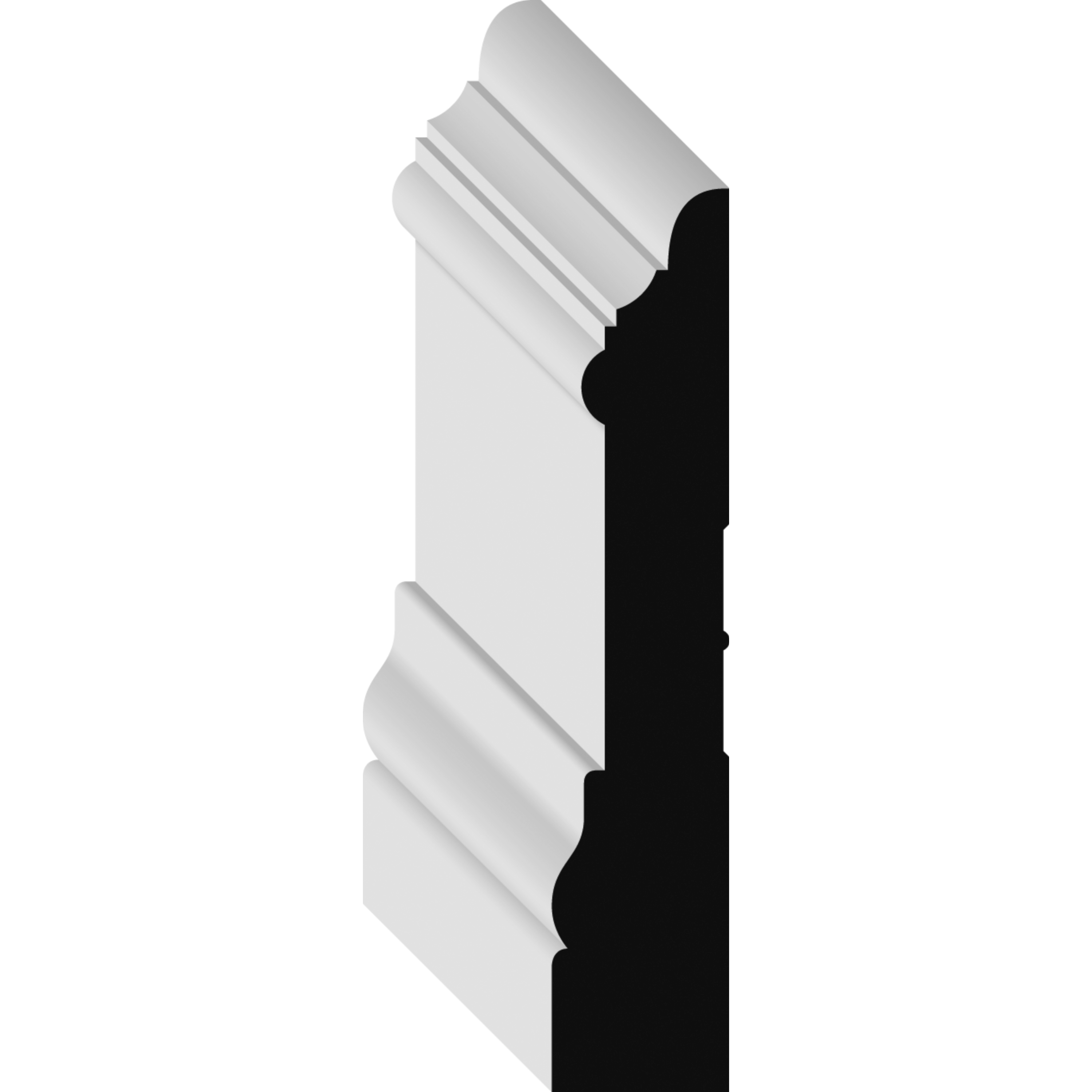 Metrie 11/16 in. x 3-1/2 in. Primed MDF Casing