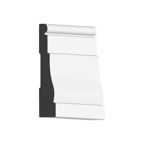 Woodgrain 445 Colonial Casing 11/16 in. x 3-1/4 in. — Primed